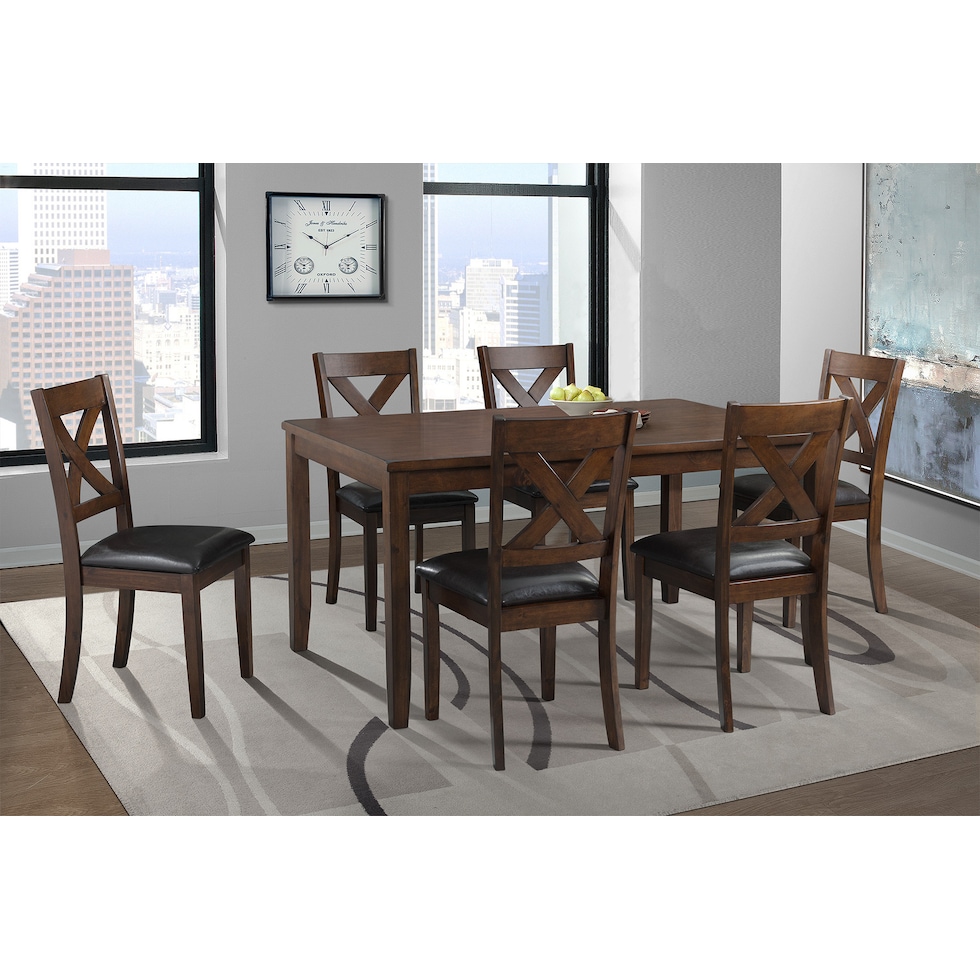 prospect dark brown dining chair   