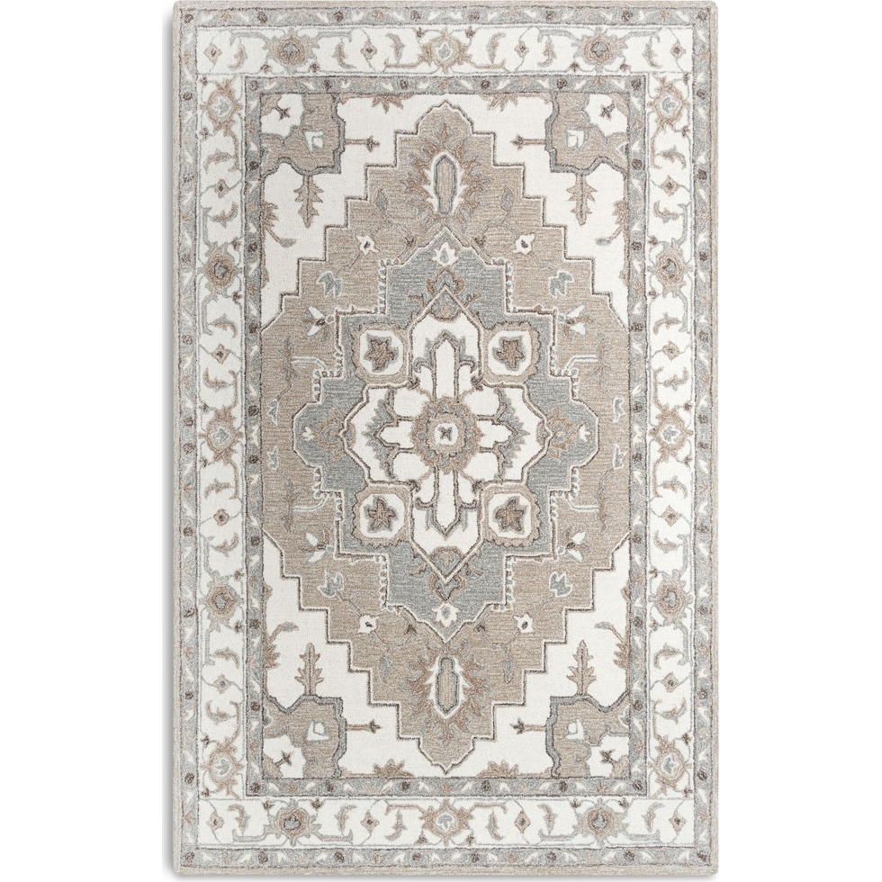 pru light brown area rug  x    