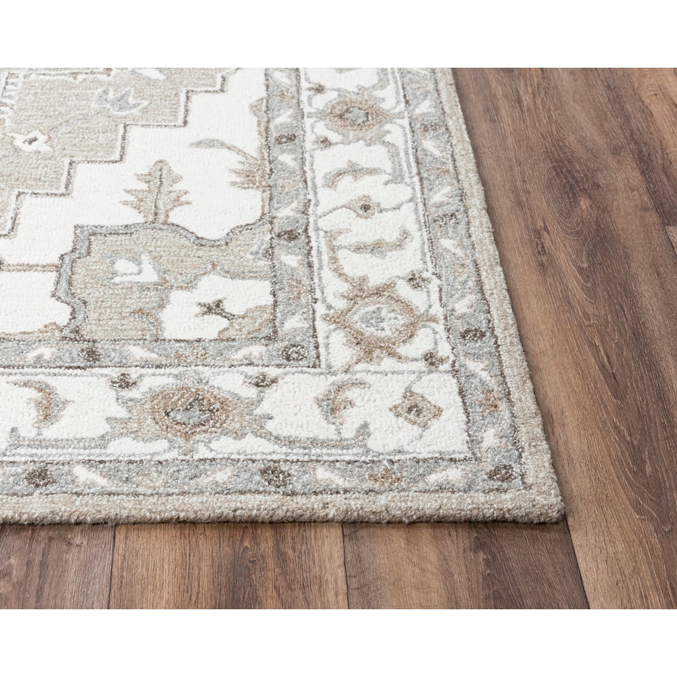 pru light brown area rug  x    