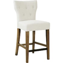 prudence white counter height stool   