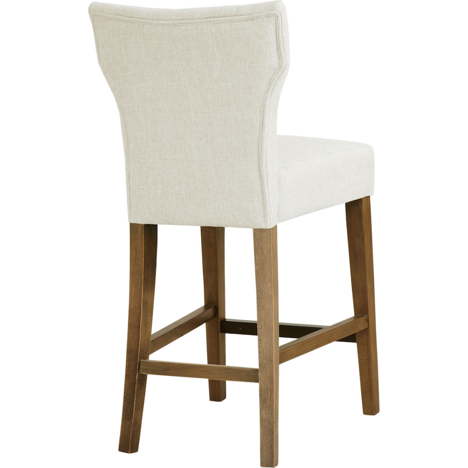 prudence white counter height stool   