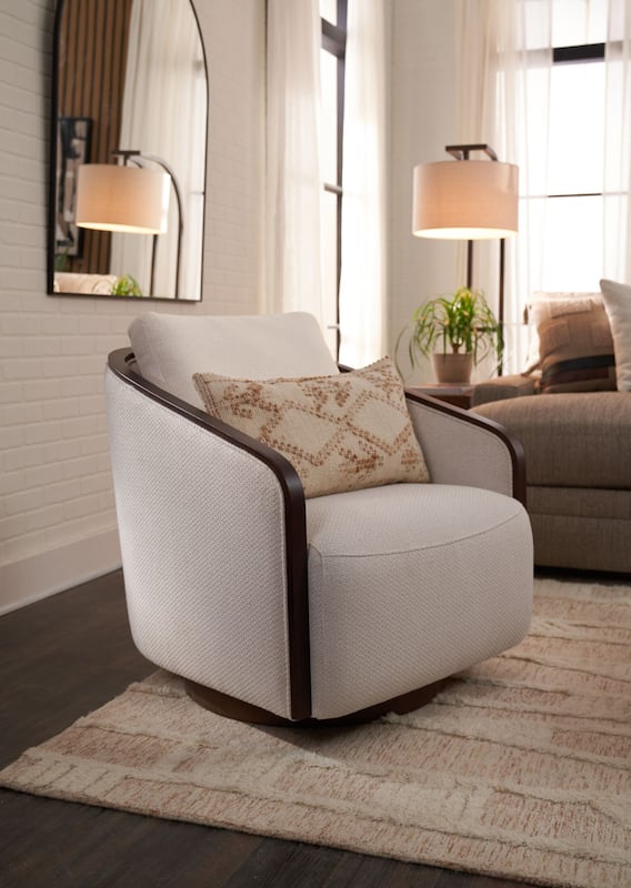 Pryer Swivel Accent Chair American Signature Furniture