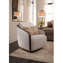 pryer neutral swivel chair   
