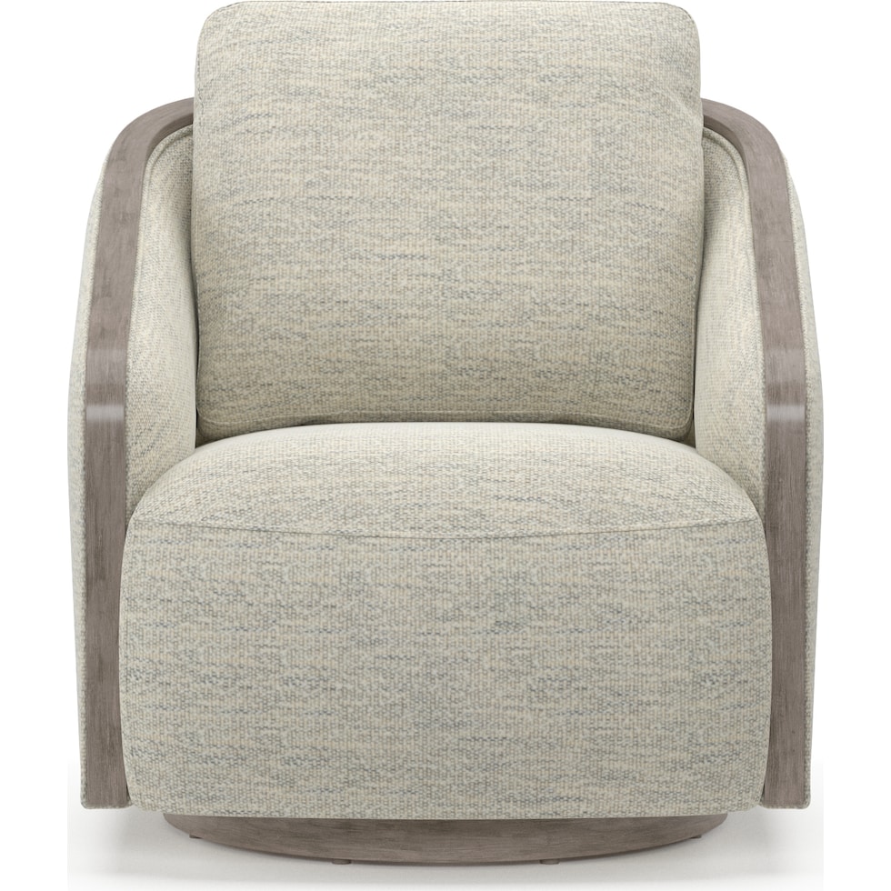 pryer white accent chair   