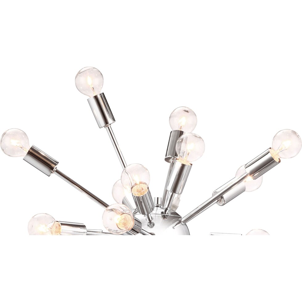 pulsar chrome chandelier   