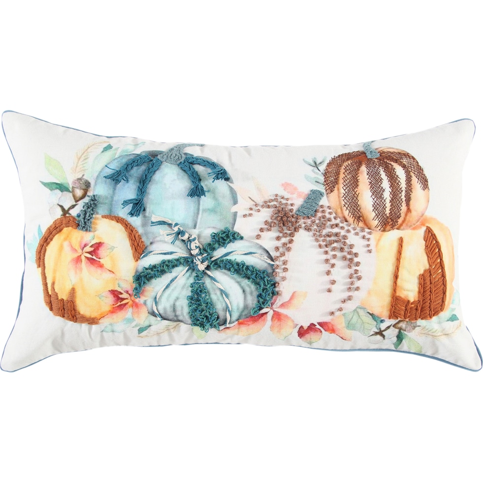 pumpkin patch multi accent pillow   