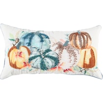 pumpkin patch multicolor accent pillow   