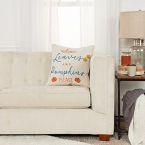 pumpkins please multi accent pillow   