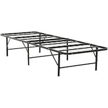 quane black twin bedframe   