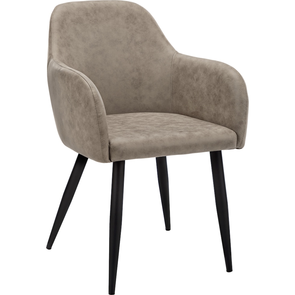 quentin beige black chair   