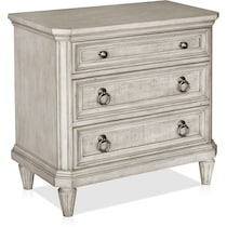 quentin white nightstand   