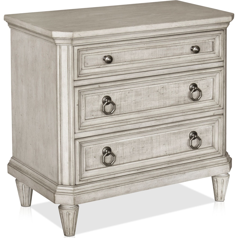 quentin white nightstand   