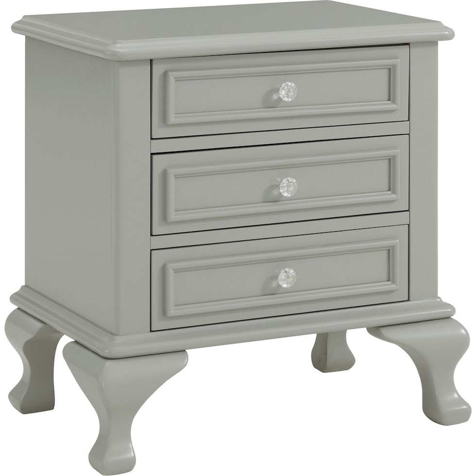 quill gray nightstand   