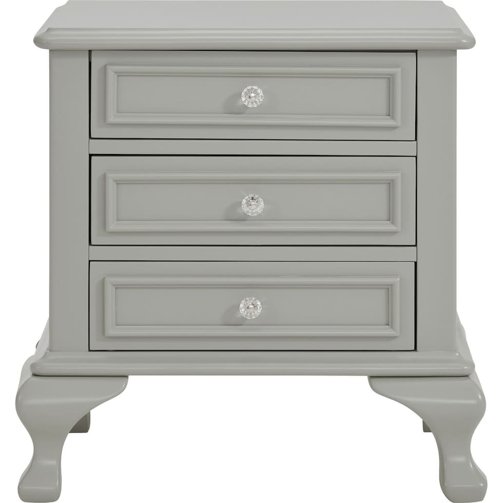 quill gray nightstand   