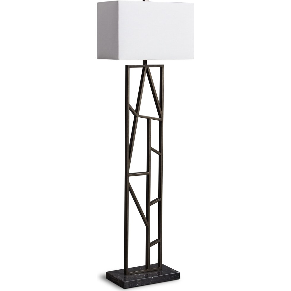 quin multicolor floor lamp   