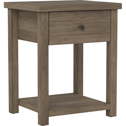 Quinn Nightstand - Brown