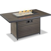 racine beige fire pit   