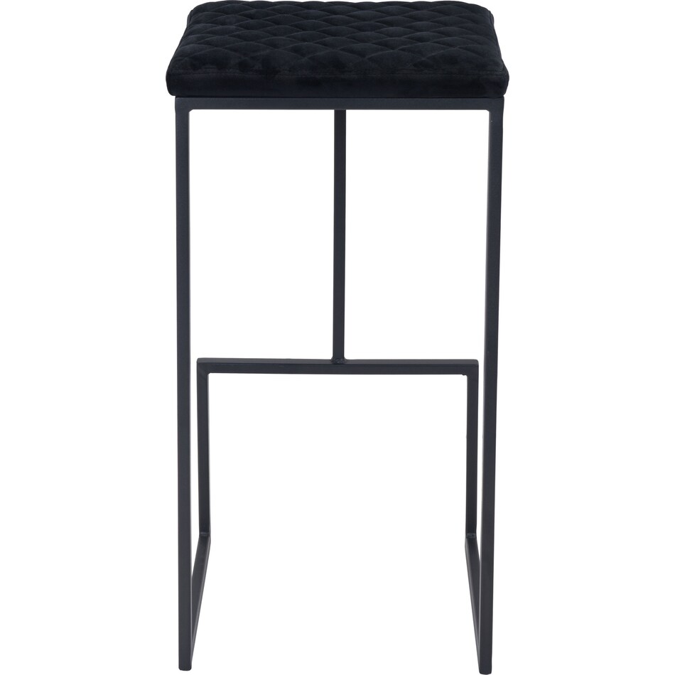rafael black bar stool   