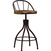 rafe dark brown bar stool   