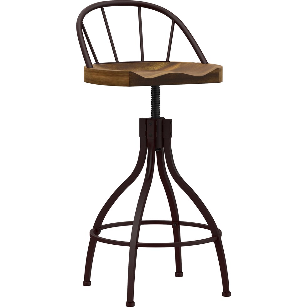 rafe dark brown bar stool   