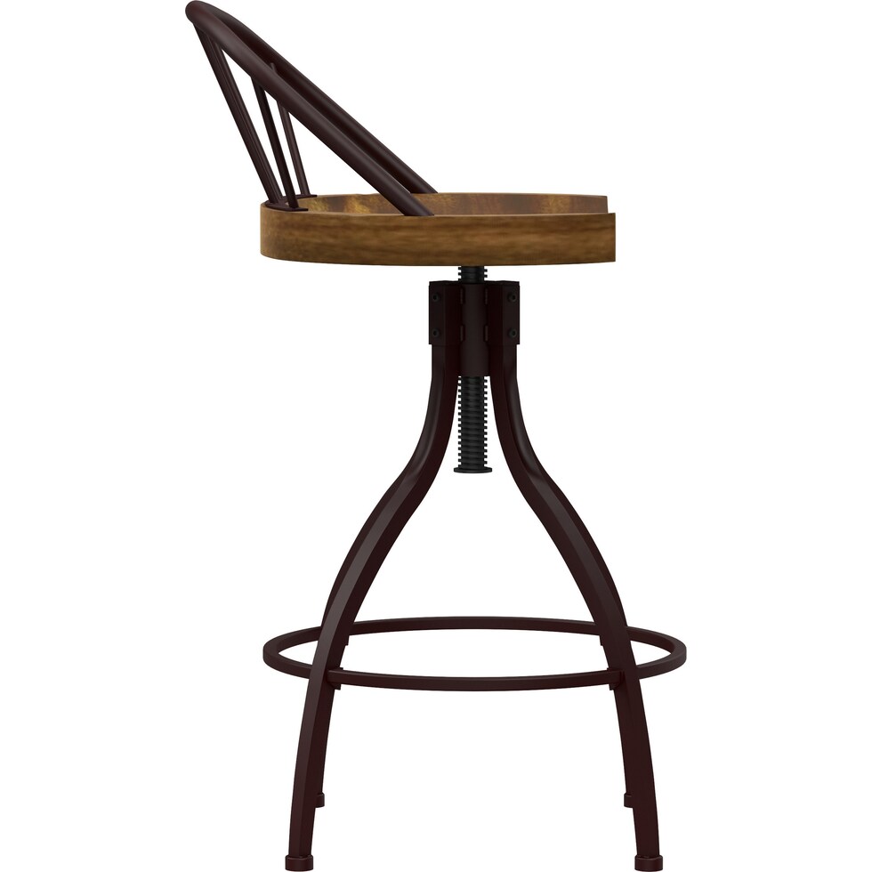 rafe dark brown bar stool   