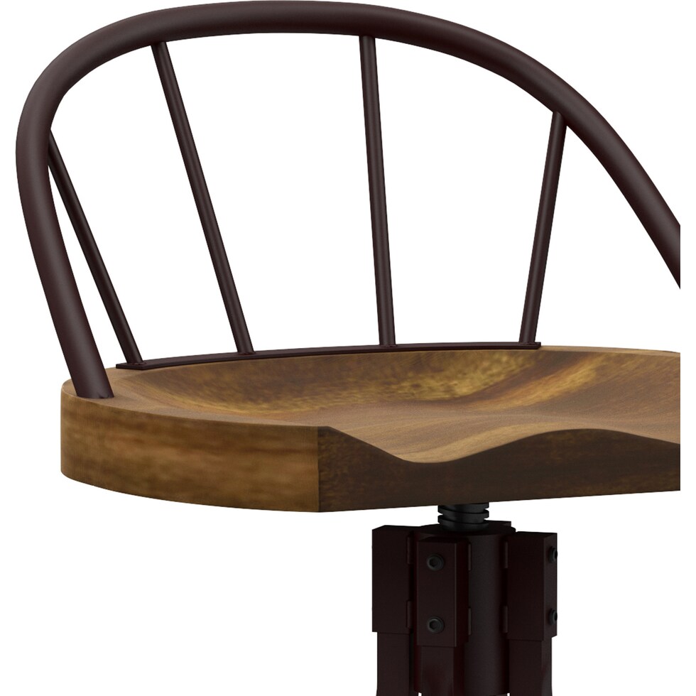 rafe dark brown bar stool   