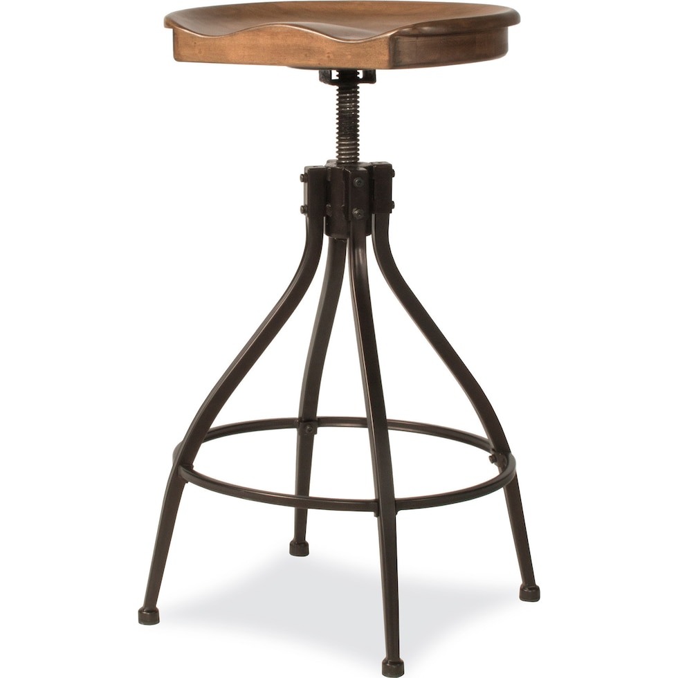 rafe light brown bar stool   