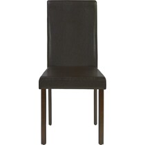 raffaele dark brown chair   