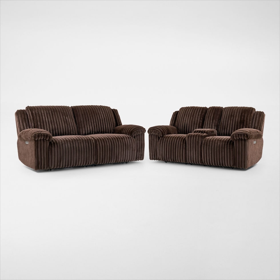 rafi dark brown  pc living room   