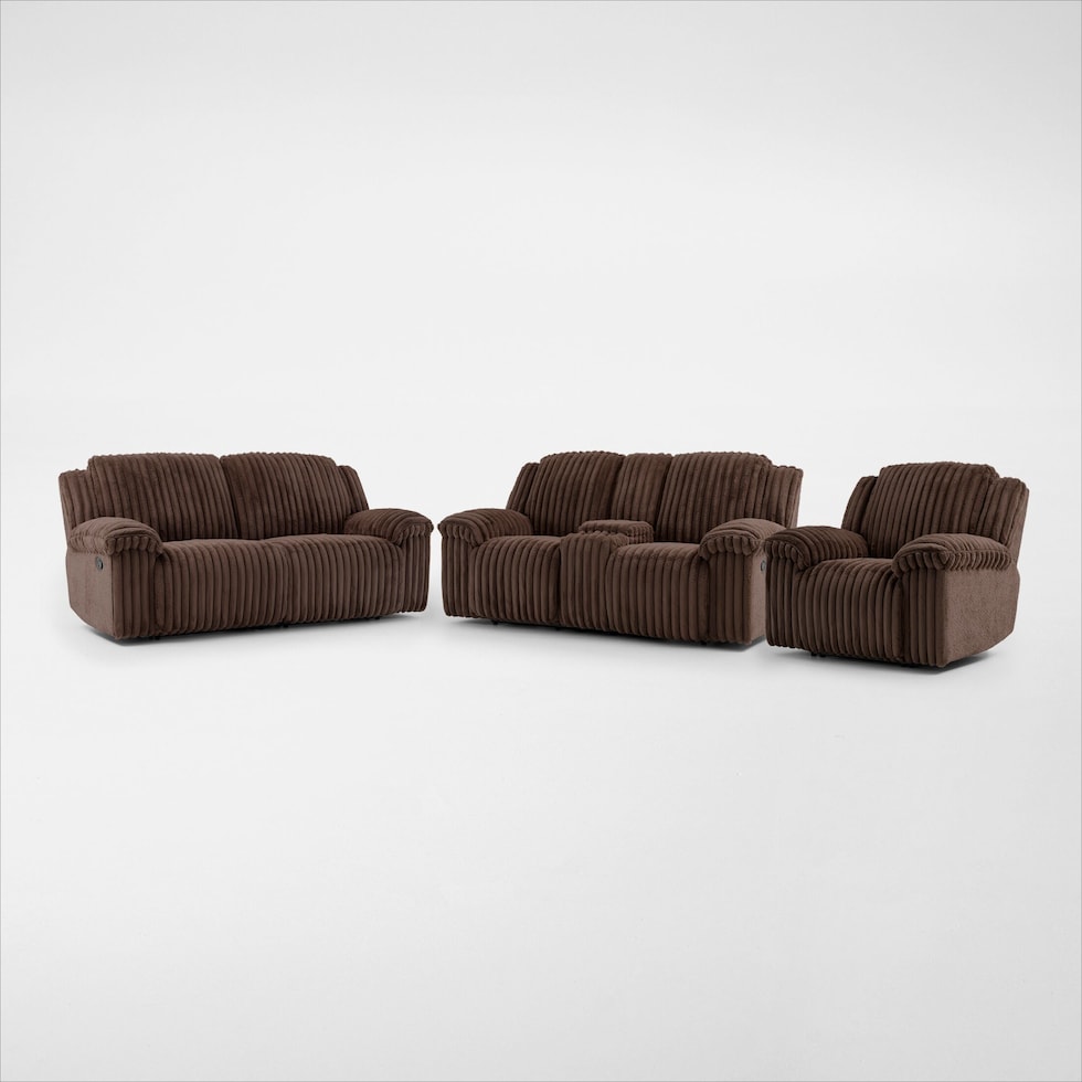 rafi dark brown  pc living room   