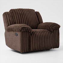 rafi dark brown recliner   