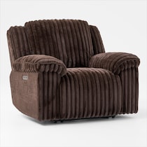 rafi dark brown recliner   