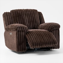 rafi dark brown recliner   