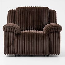 rafi dark brown recliner   