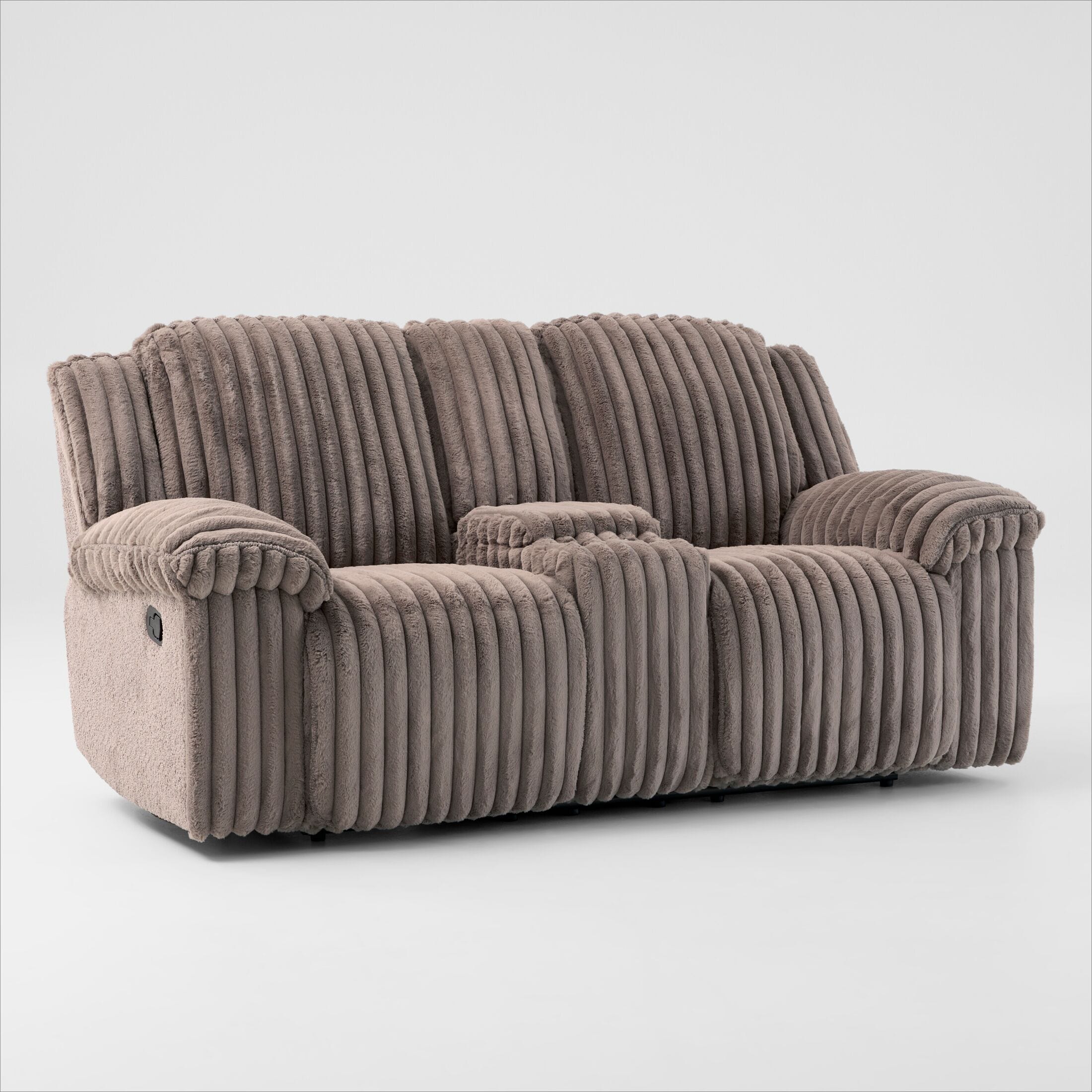 Rafi Manual Reclining Loveseat with Console