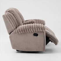 rafi light brown loveseat   