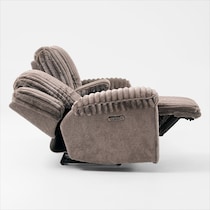 rafi light brown loveseat   