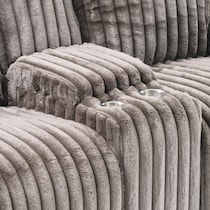 rafi light brown loveseat   