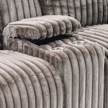 rafi light brown loveseat   