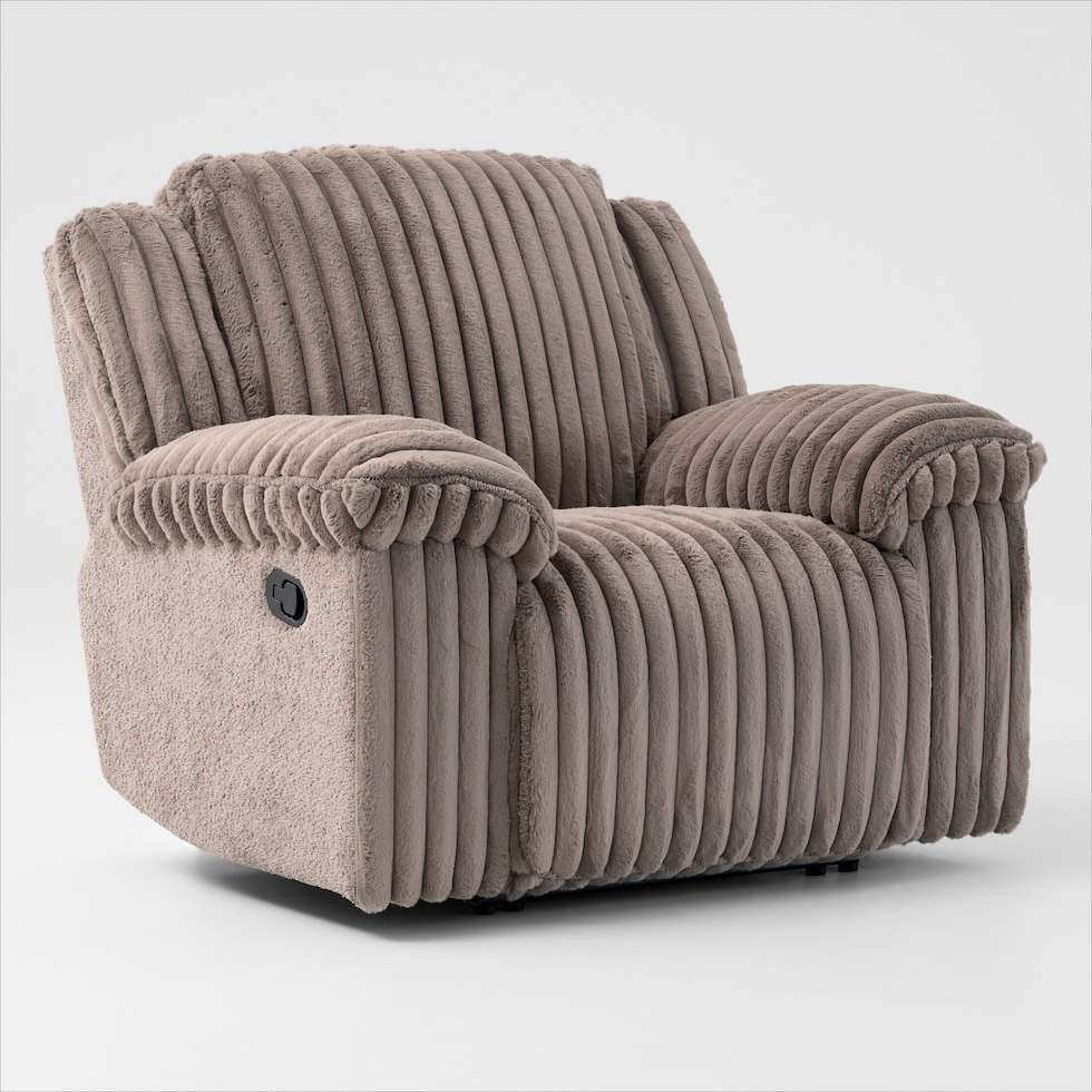 rafi light brown recliner   