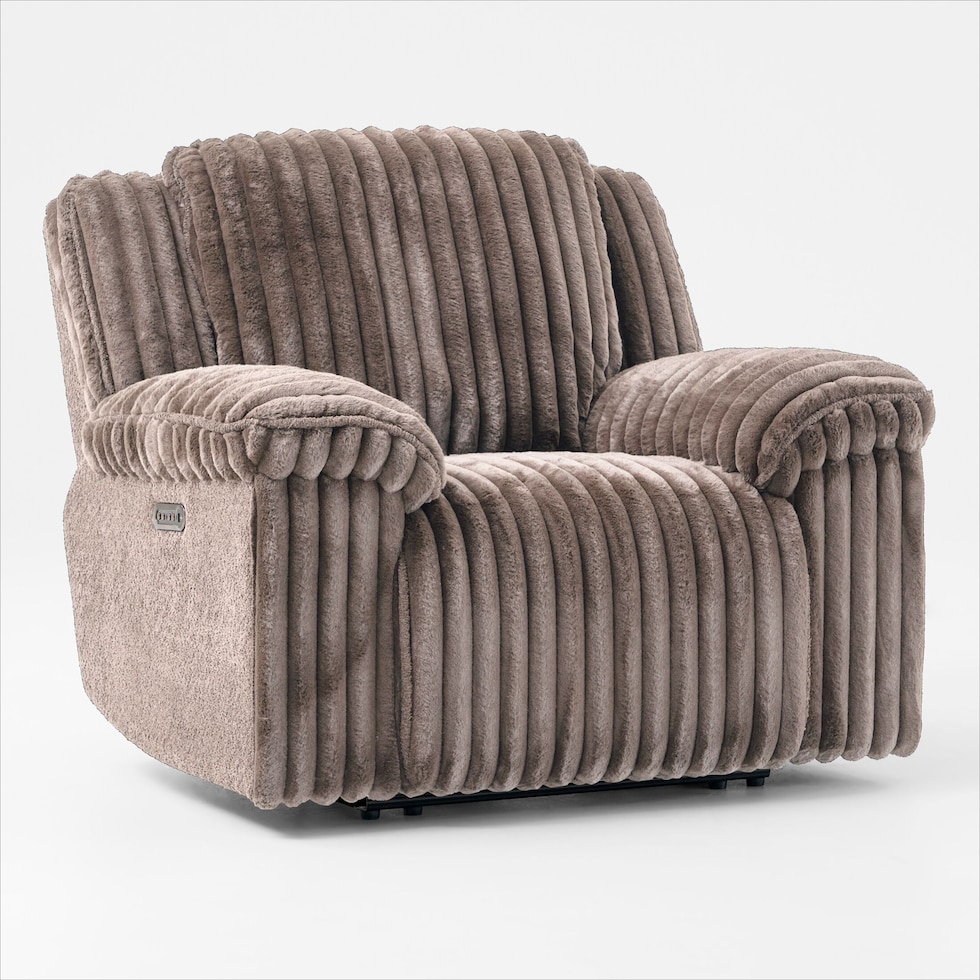 rafi light brown recliner   