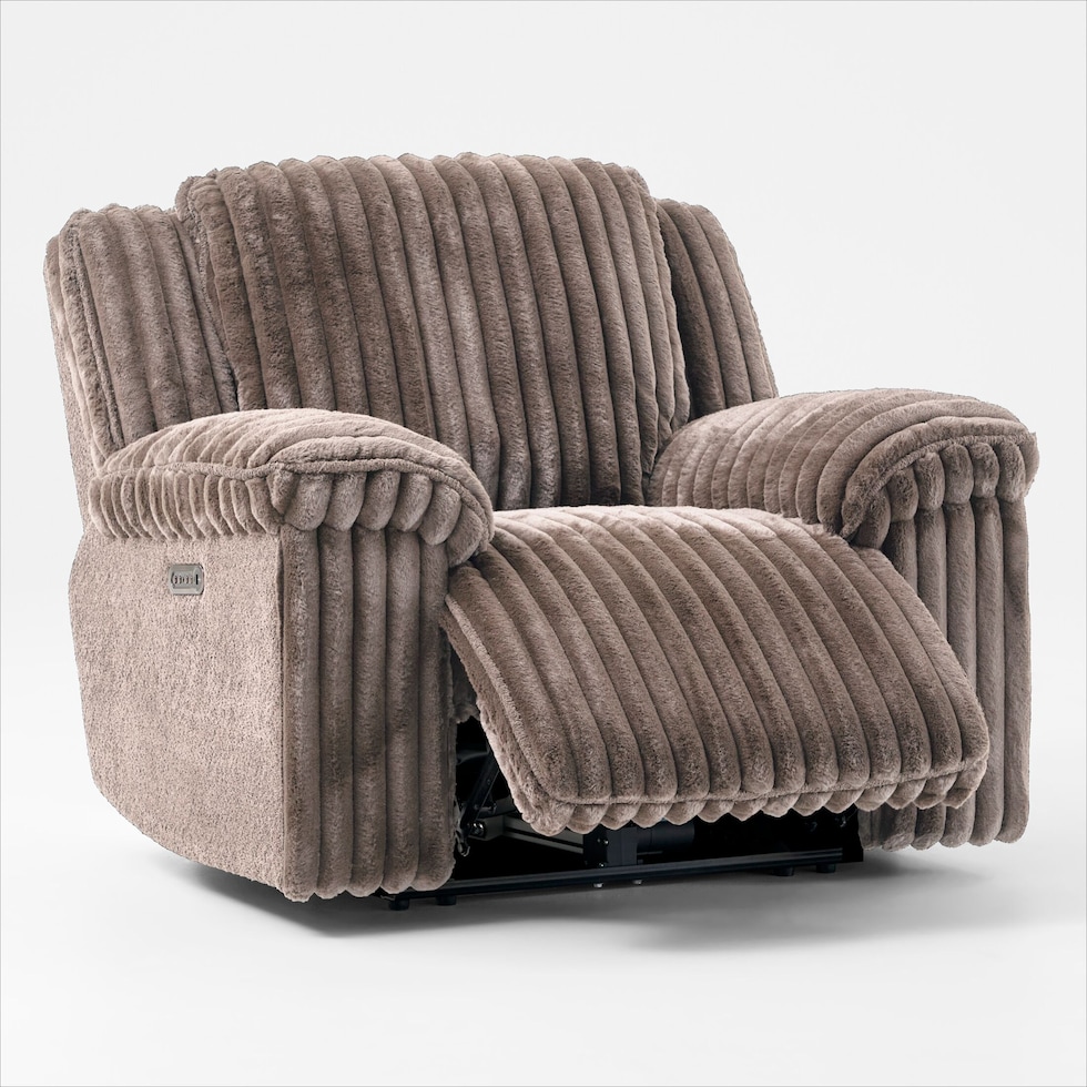 rafi light brown recliner   