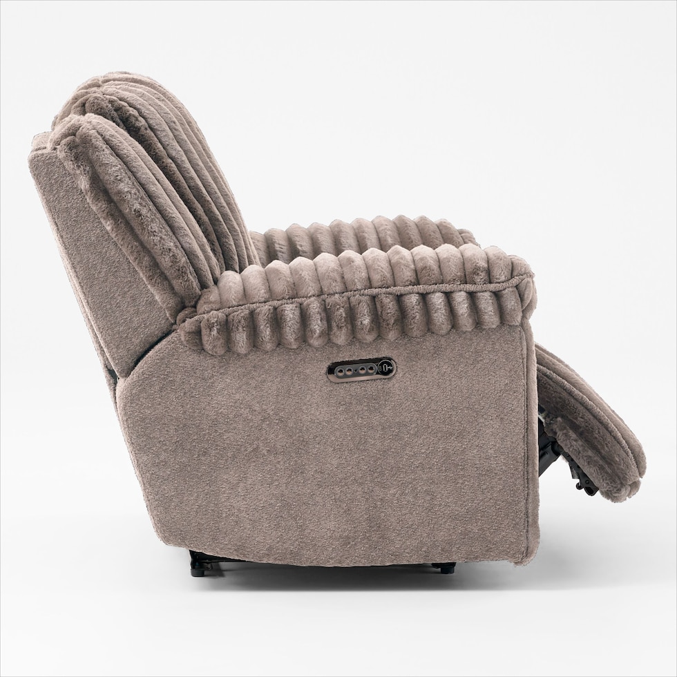 rafi light brown recliner   