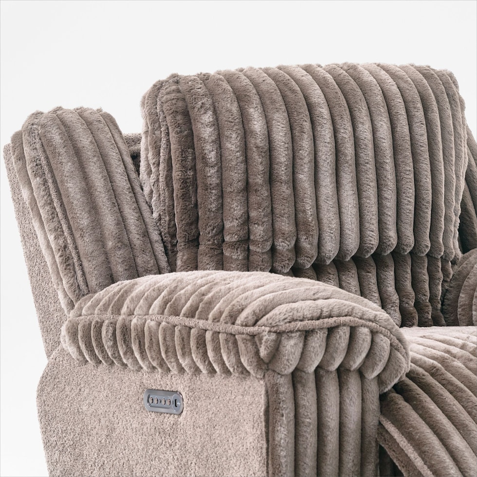 rafi light brown recliner   