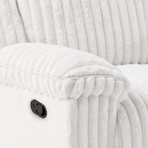 rafi white recliner   