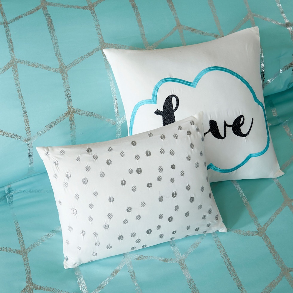 raina blue twin bedding set   