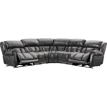 Undefined American Signature Furniture Undefined American Signature Furniture, Bryant Ii Leather Reclining Sofa
