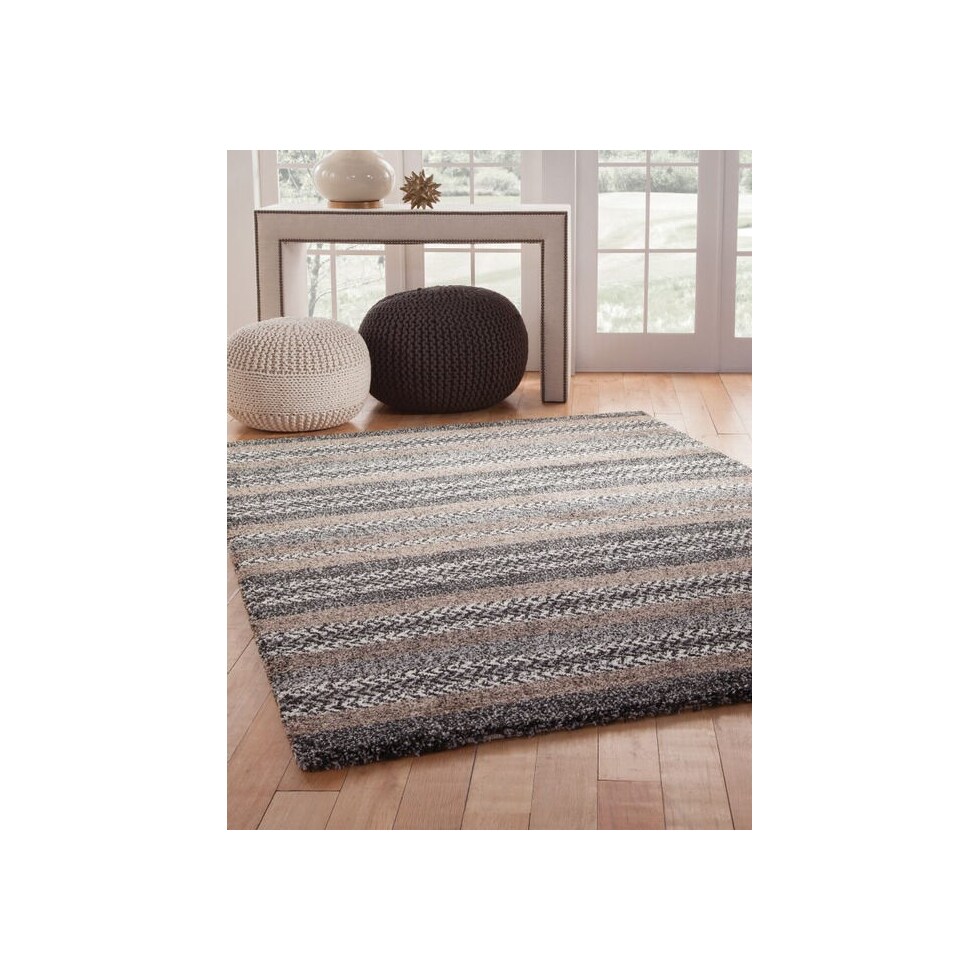 rainn black area rug  x    