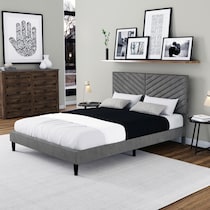 ralph gray king bed   