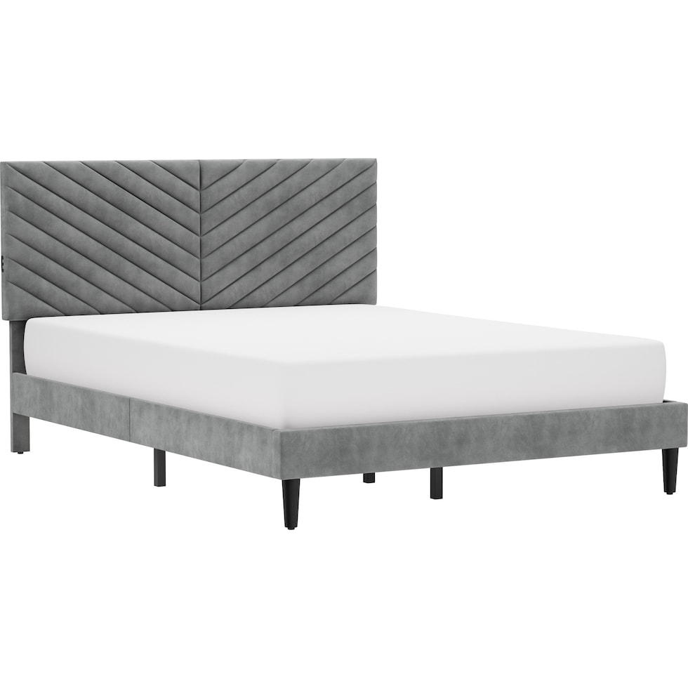 ralph gray king bed   